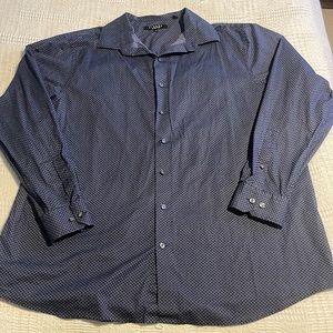 SYNRGY Mens Button Up Dress Shirt Long Sleeve Big + Tall